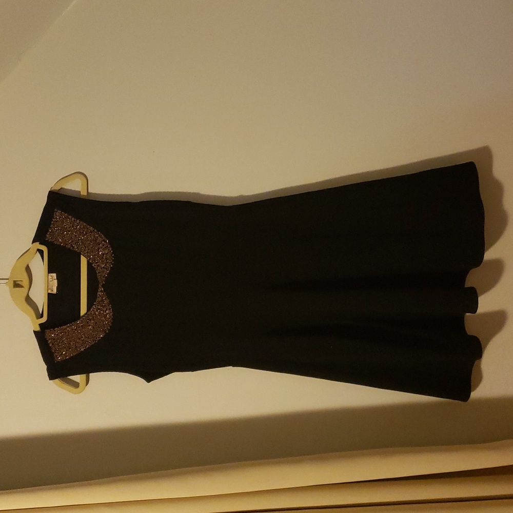 Maison Jules knit party dress black medium